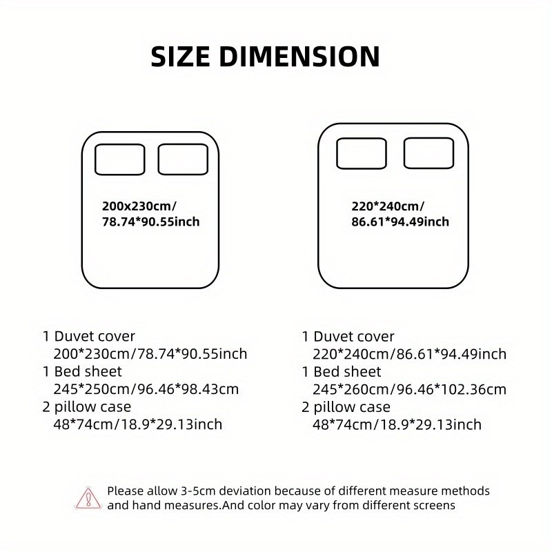 נוחות יוקרתית: סט ציפה עם רקמה אלגנטית לכל עונות השנה – תמונה 4