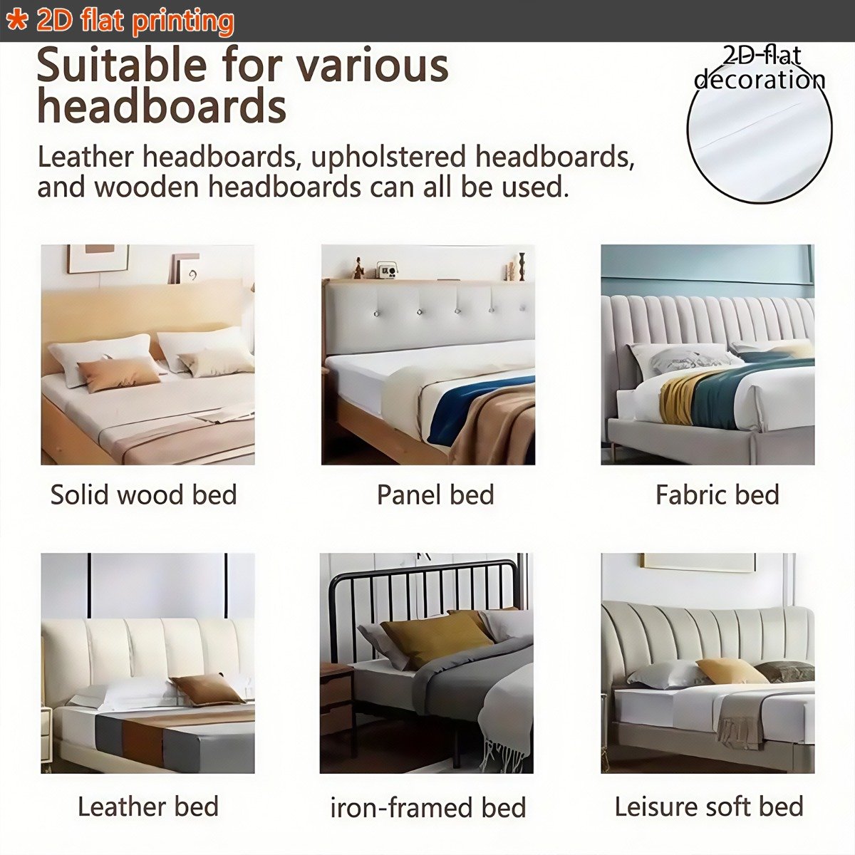 Timeless Elegance: Luxurious Vintage Leather Pattern Headboard Cover - Image 8