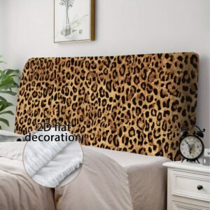 أناقة برية لسريرك: غطاء لوح الرأس بنقشة الفهد العصرية!