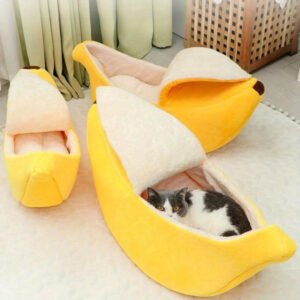 נווה מדבר בננה נוח: שינה שלווה ומהנה לחתול המחמד המפונק שלך!