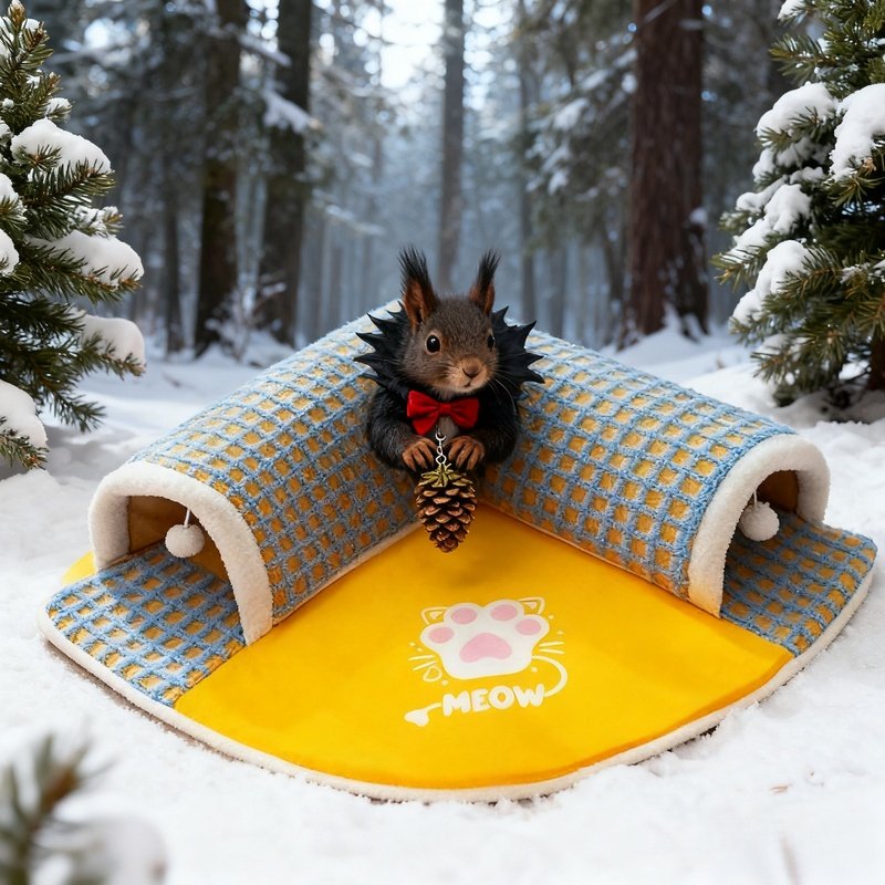 מפלט של חום ונוחות: מנהרת ה-U האידיאלית לחיית המחמד שלך! – תמונה 3