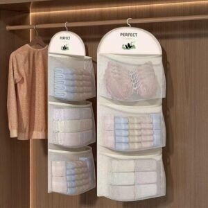 وداعاً للفوضى، أهلاً بالتنظيم! رف الخزانة المعلق الذكي ثلاثي الطبقات