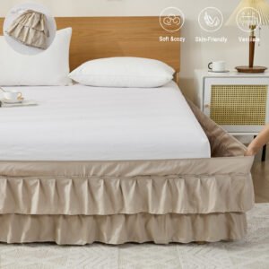 تنورة السرير الأنيقة: لمسة فخامة وراحة لكل الفصول