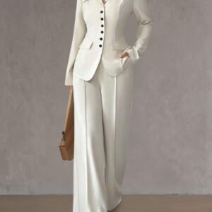 تألقي بثقة: بدلة العمل النسائية الراقية بقطعتين