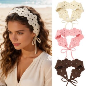 ربطة الرأس البوهيمية الكروشيه: لمسة جمالية تأسر القلوب!