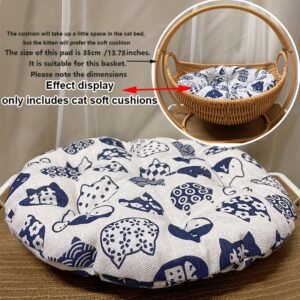 וילת חתולים תלויה: נוחות בעבודת יד עם טאץ' של סטייל