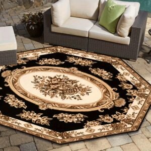 אלגנטיות מזרחית בטאץ' מודרני: שטיח מתומן שישדרג את ביתכם