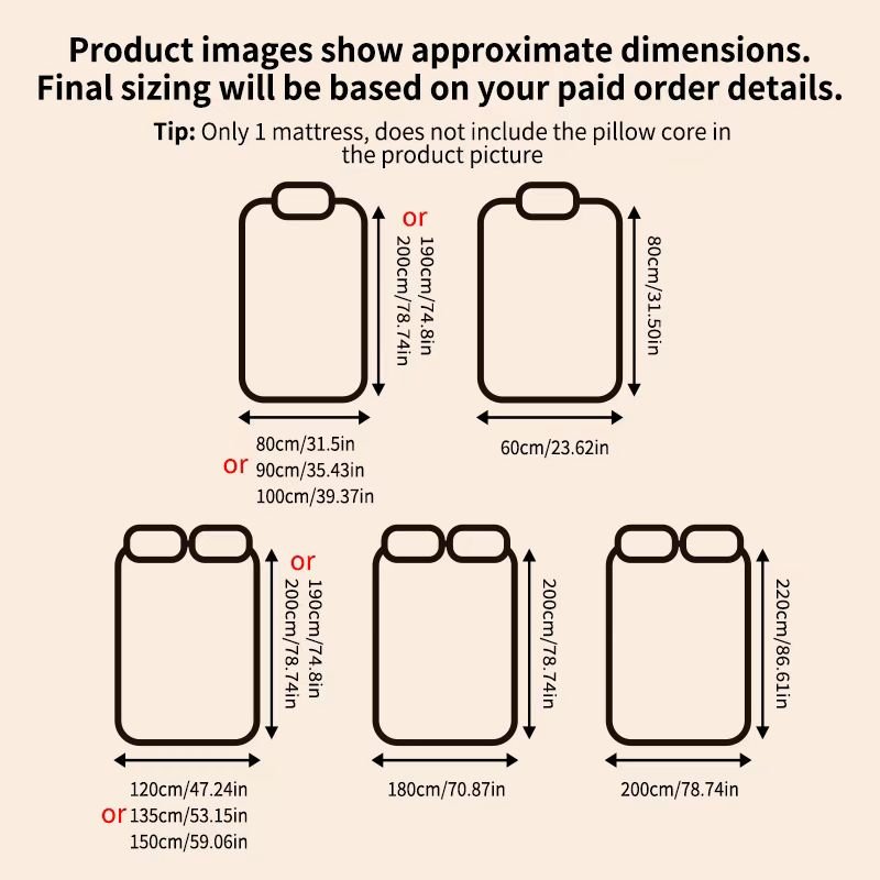 נוחות יוצאת דופן: כיסוי מזרן יוקרתי מצמר כבשים טבעי – תמונה 4