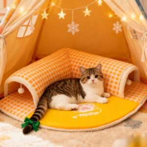 מפלט של חום ונוחות: מנהרת ה-U האידיאלית לחיית המחמד שלך!