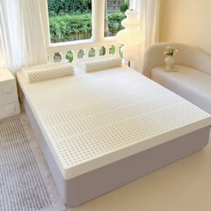 سرير أحلامك يبدأ هنا: طبقة فوم الذاكرة واللاتكس الطبيعي الفاخرة!