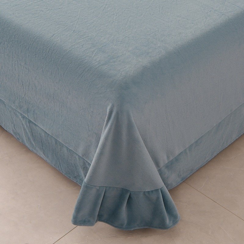 سرير أحلامك بلمسة فاخرة: طقم مفارش مطرز ثقيل الوزن - الصورة 8