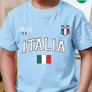 تيشيرت الأولاد: راحة صيفية وأناقة رياضية!