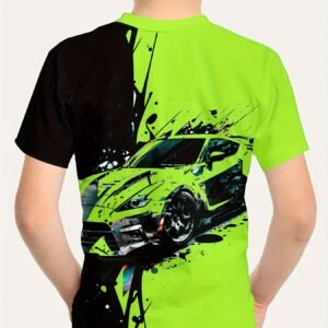 أطلق العنان لمغامرات صيفية: تي شيرت الأولاد بنقوش ثلاثية الأبعاد!