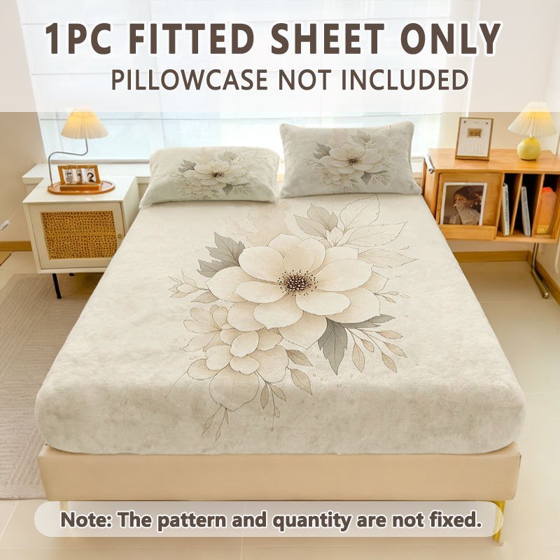 Velvety Comfort & Floral Elegance: The Perfect Bed Sheet for Every Season! - Image 2