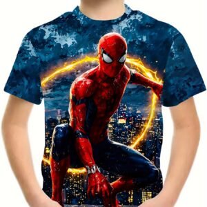 צאו לדרך עם כוח הגיבורים: חולצת טי ספיידרמן תלת מימד לקיץ!