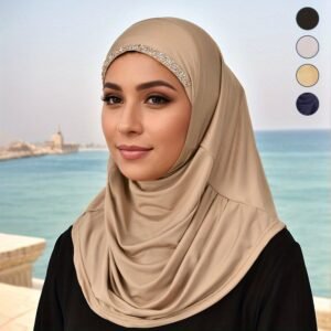 وشاح الأناقة المتلألئة: رفاهية الراحة والجمال!