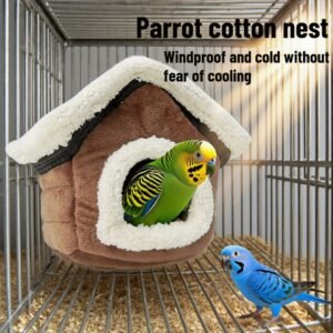 קן תוכים יוקרתי: חום, ביטחון, ומקלט לגוזלים!