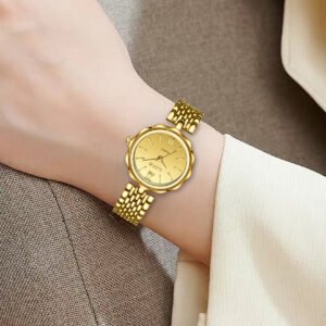 Golden LIGE Watch: Boundless Elegance