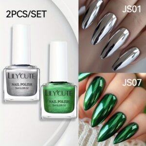 ברק מראה בקצות אצבעותייך: ציפורניים מטאליות קסומות בלי לחכות!