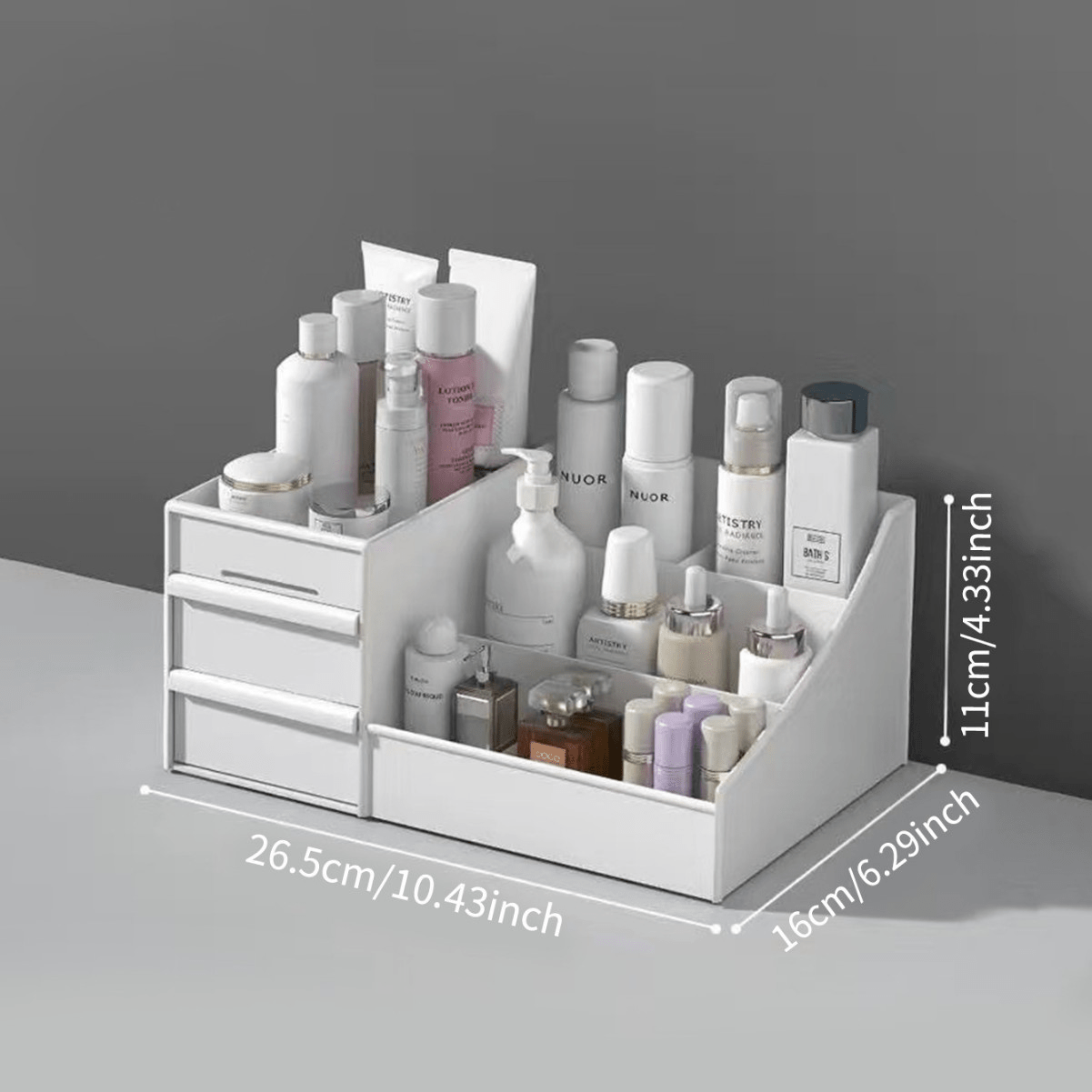 Elegance & Organization: Classic Makeup Storage Box - Image 5