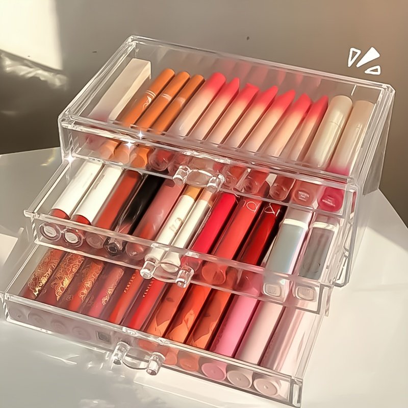 Three-Tier Transparent Beauty Organizer: The Splendor of Organization with Unrivaled Capacity! - Image 10