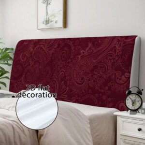 تجديد فاخر: غطاء لوح الرأس بنقشة البيزلي الساحرة!