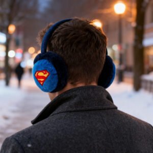 Heroic Warmth: Superman Earmuffs for Superior Protection and Unmatched Style!