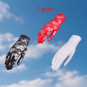 قفازات الدانتيل الفاخرة: لمسة سحر لا تُنسى لكل مناسبة