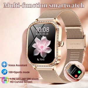 ساعة الأناقة الذكية: رفيقكِ المتألق لكل لحظة!