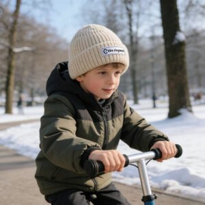 قبعة الشتاء الأنيقة: دفء، حماية ومغامرة لكل طفل!