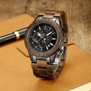 שעון עץ אגוז: יוקרת הטבע על פרק כף ידך.