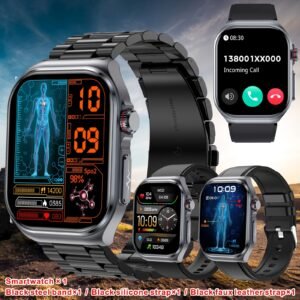 أطلق العنان لقوتك: الساعة الذكية المتكاملة للرجال، أناقة وأداء بلا حدود!