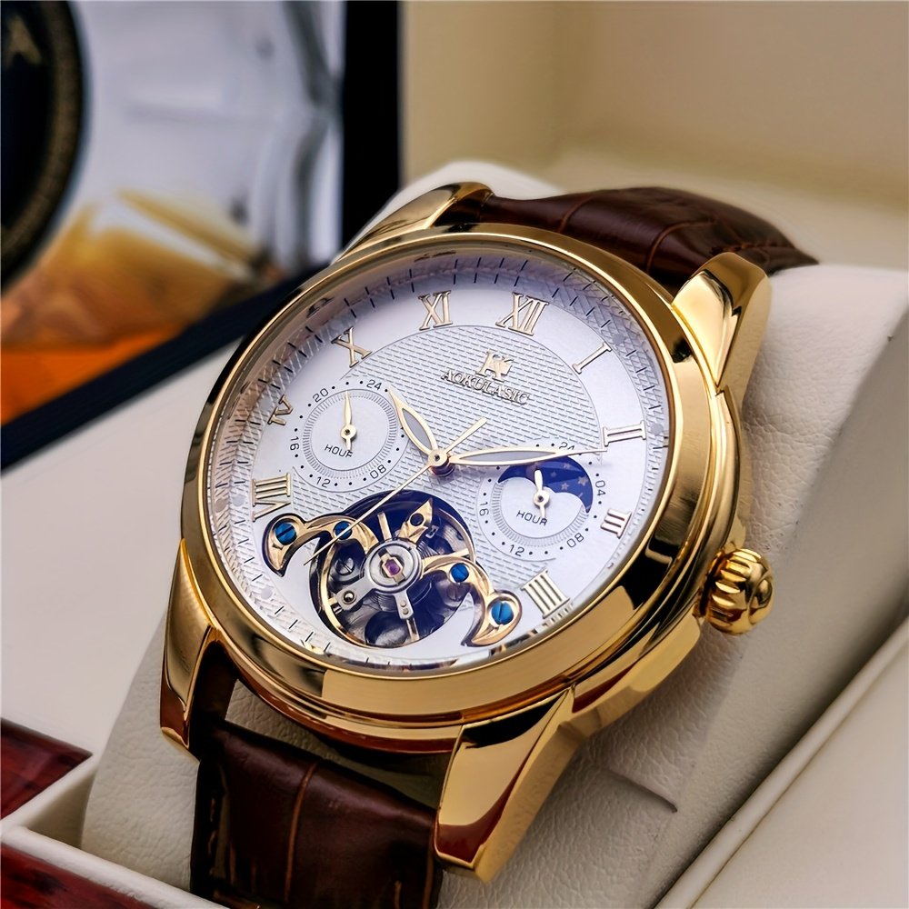 שעון הטורביון האוטומטי: פסגת היוקרה והעיצוב שובה הלב! – תמונה 11