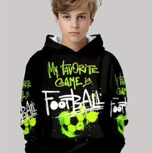 Boys' 3D Sweatshirt: Trendy Style for Endless Adventures!