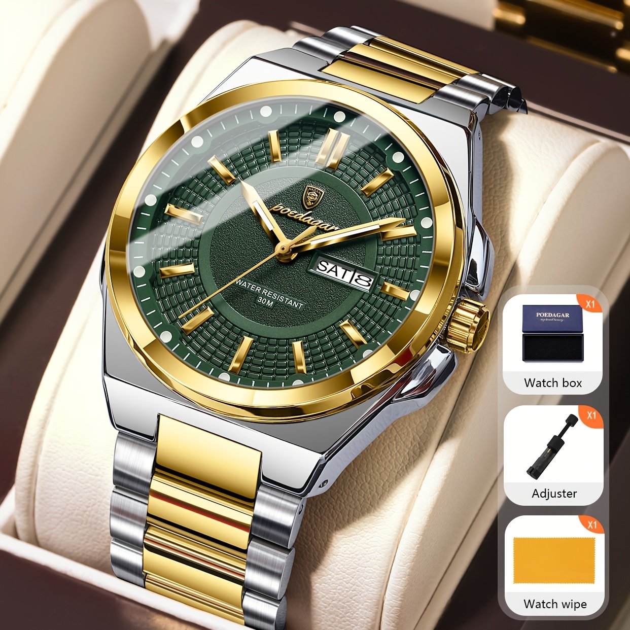 A Touch of Elegance on Your Wrist: Men's Luxury Quartz Watch - Image 10