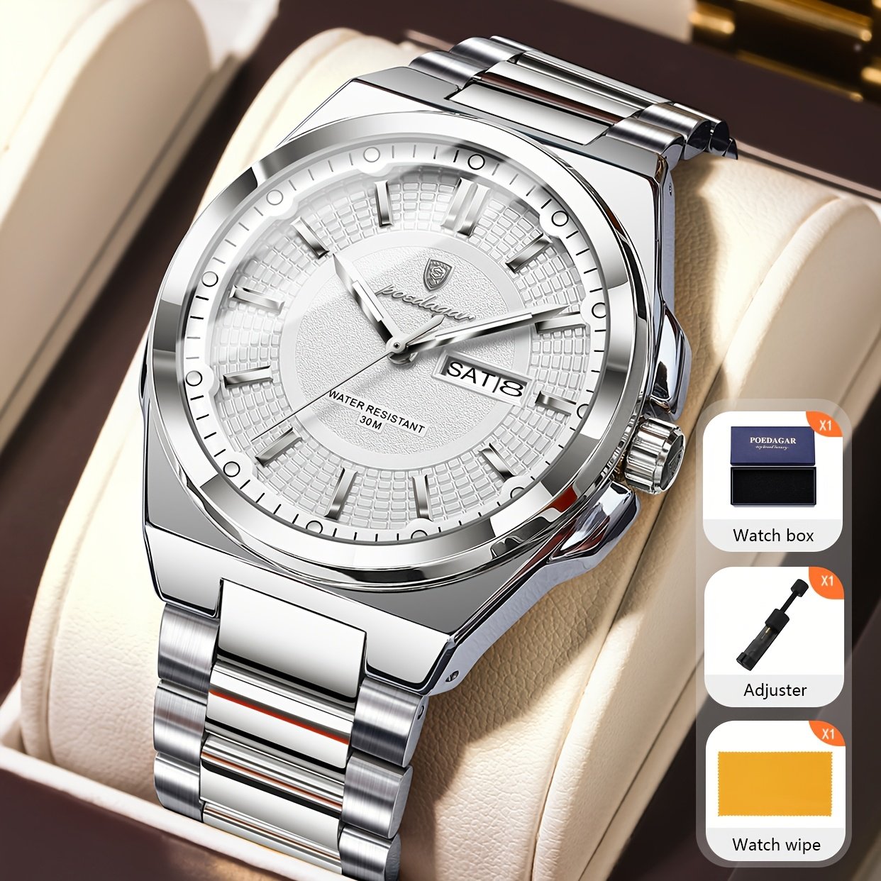 A Touch of Elegance on Your Wrist: Men's Luxury Quartz Watch - Image 19