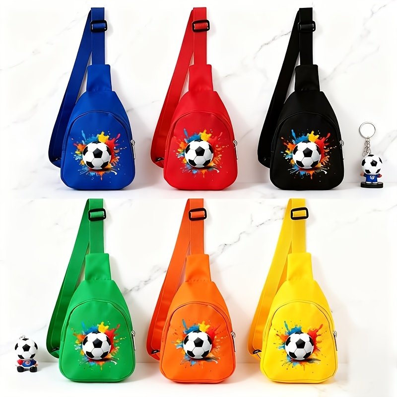 תיק כתף אלכסוני בסגנון כדורגל: סטייל ספורטיבי ופרקטיות מושלמת!