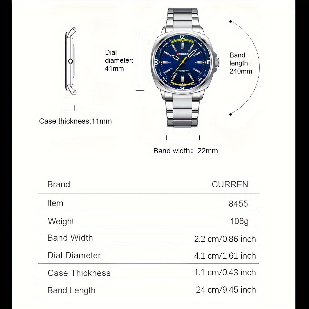 CURREN Men's Watch: Style That Doesn't Compromise on Accuracy - Image 2