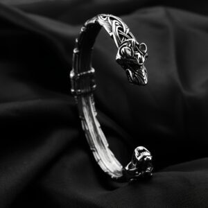 Viking Legacy: Legendary Fenrir Bracelet - Symbol of Eternal Strength