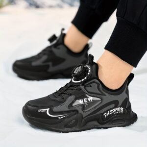 Youth Padded Athletic Shoes: Style and Warmth with Every Step!