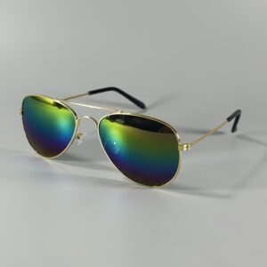 Reflective Shield Sunglasses: Sparkling Kids' Style!