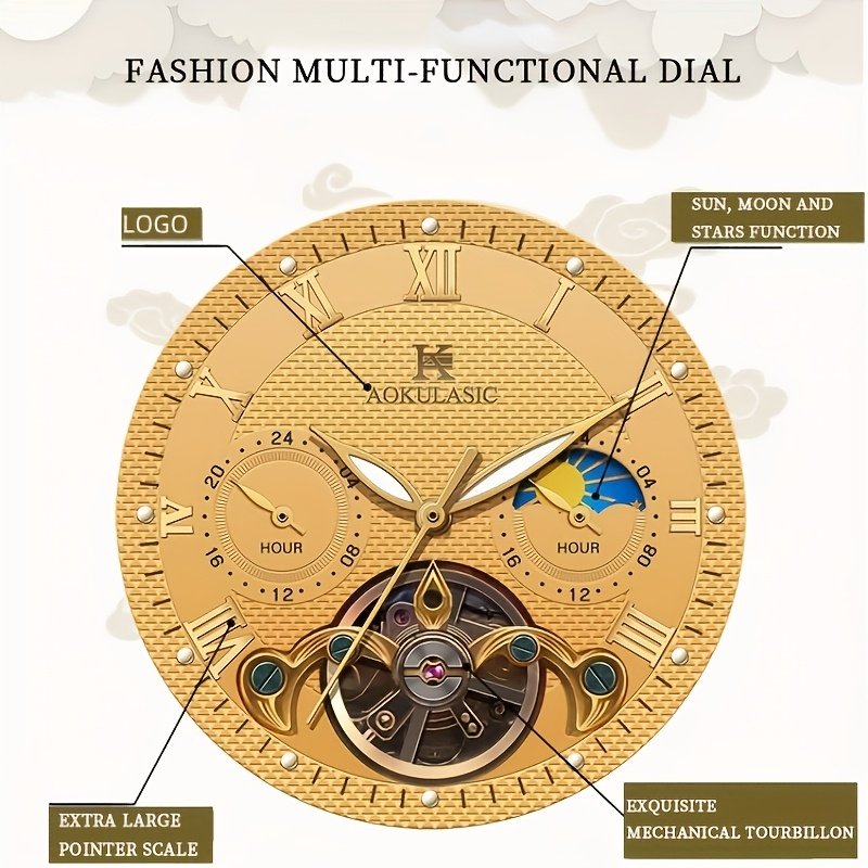 שעון הטורביון האוטומטי: פסגת היוקרה והעיצוב שובה הלב! – תמונה 13