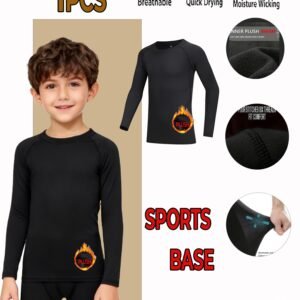 חום וסטייל בפריט אחד: חולצה תרמית שחורה לגיבורים