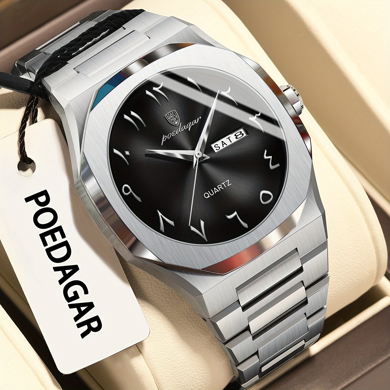 שעון גברים אלגנטי: דיוק אולטימטיבי ועיצוב על-זמני – תמונה 12