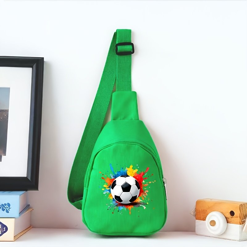 תיק כתף אלכסוני בסגנון כדורגל: סטייל ספורטיבי ופרקטיות מושלמת! – תמונה 4