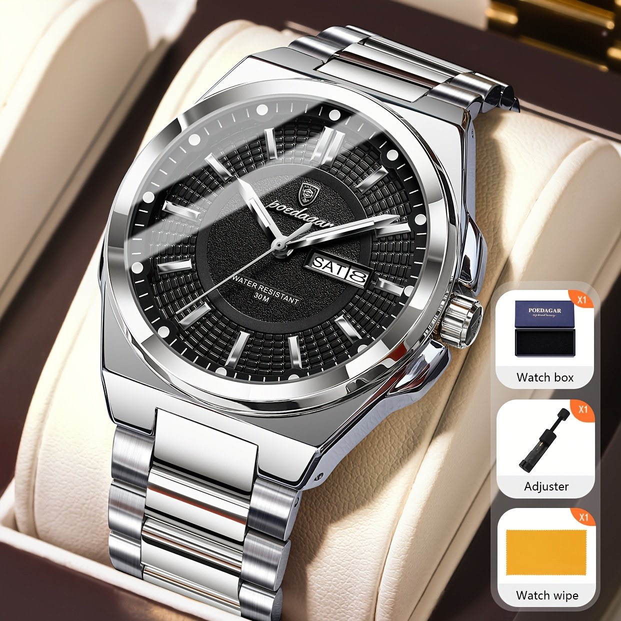 A Touch of Elegance on Your Wrist: Men's Luxury Quartz Watch - Image 20