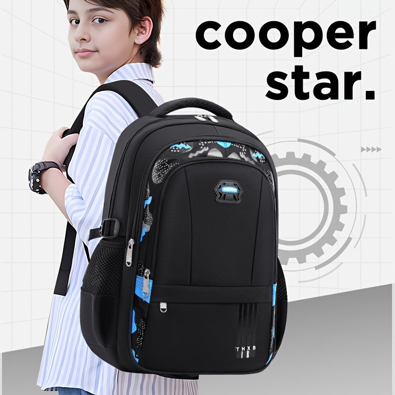 Stylish & Spacious School Backpack: Lightweight Design for Future Heroes! - Image 5