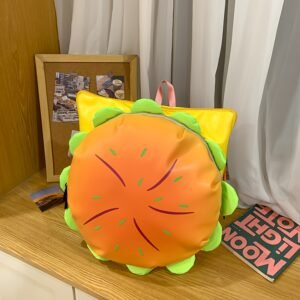 תיק הגב הכיפי: אלגנטיות ופרקטיות עם הדפס גבינה אטרקטיבי!