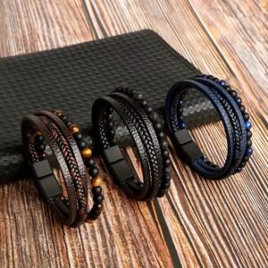 Unrivaled Elegance: Natural Stone Bracelet for the Modern Man
