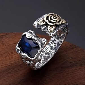 טבעת לוע מטאור: אלגנטיות קוסמית בנגיעת זהב יוקרתית